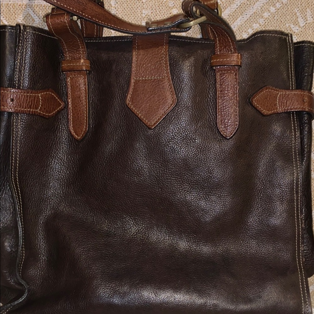 Mulberry Brown Leather Tote Bag - Picture 4 of 7